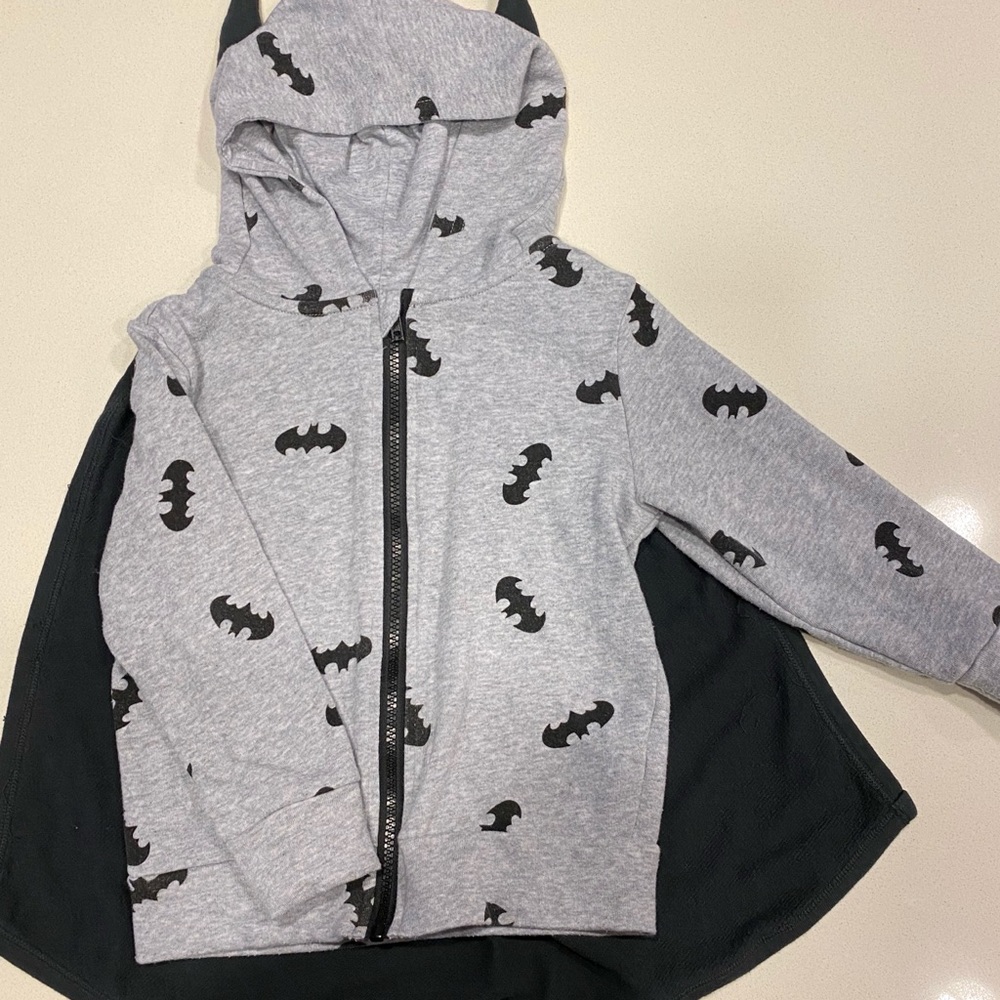 Cotton On Batman Hoodie Sweater with Cape